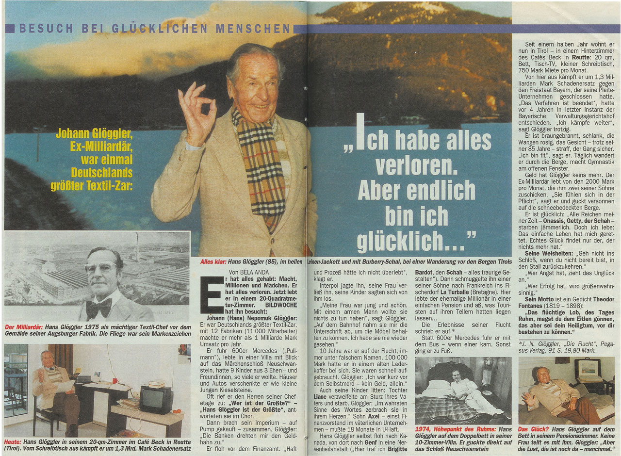 Besuch bei glücklichen Menschen