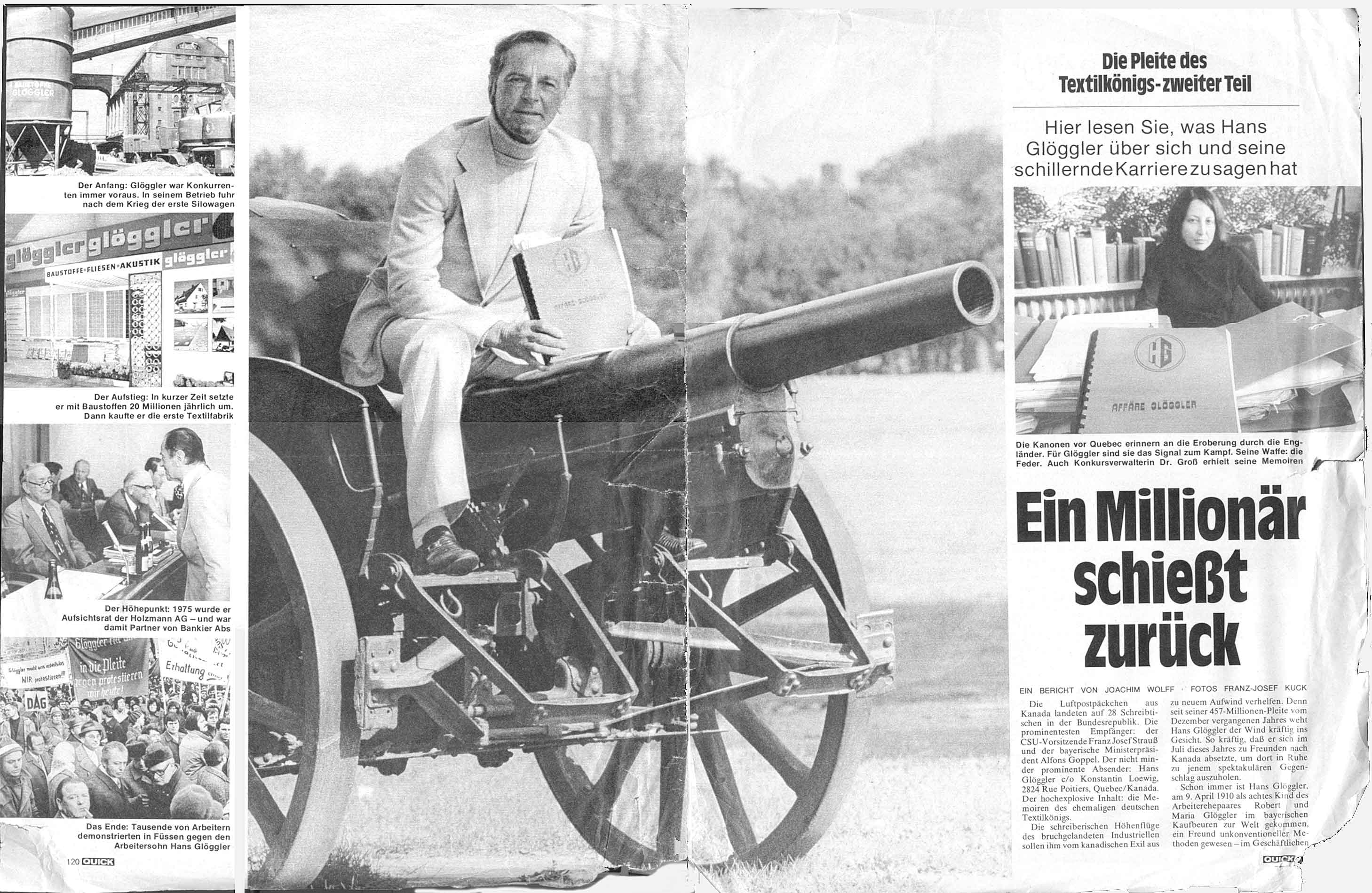 Ein Millionär schiesst zurück